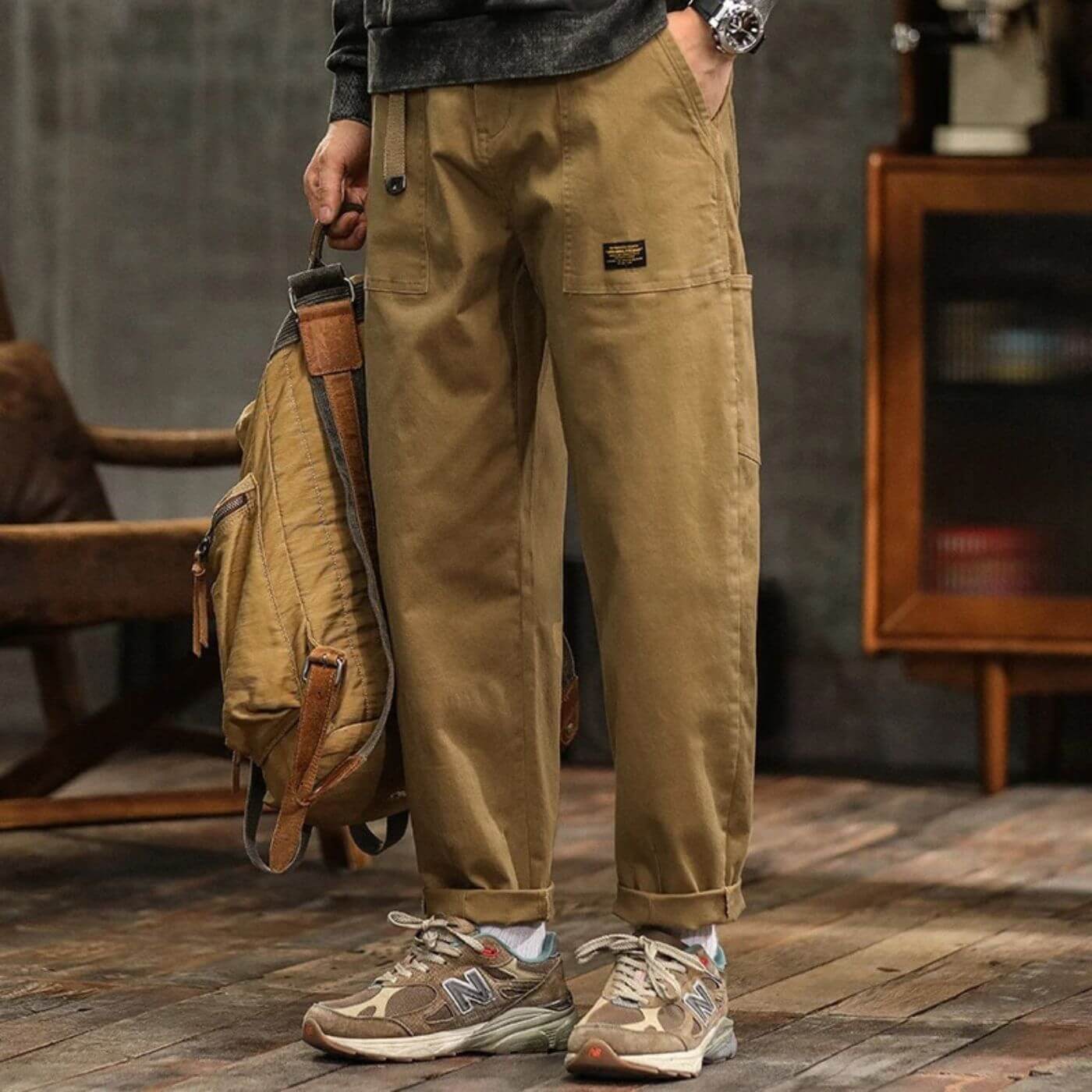 Caleb™ - Vintage cargobukser