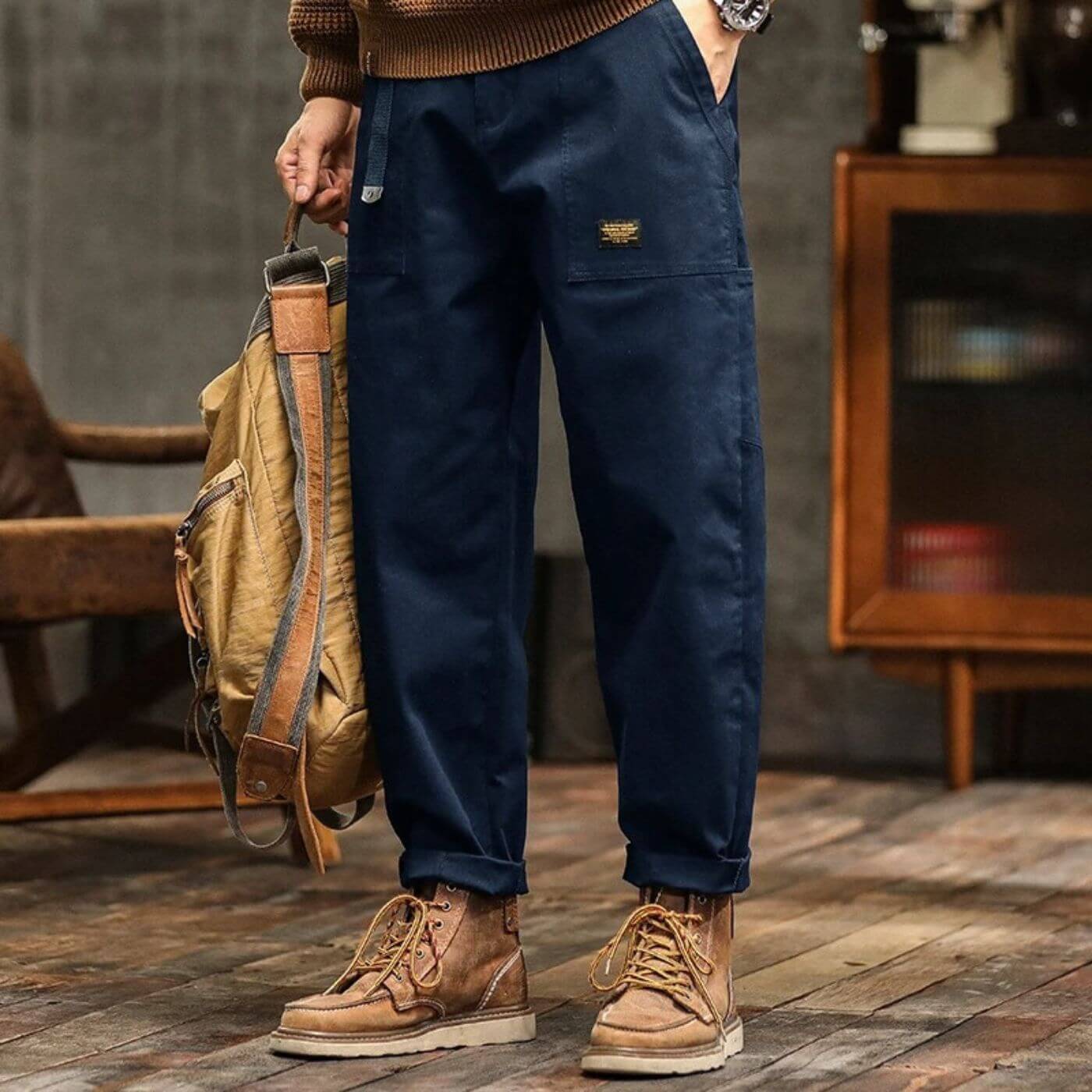 Caleb™ - Vintage cargobukser