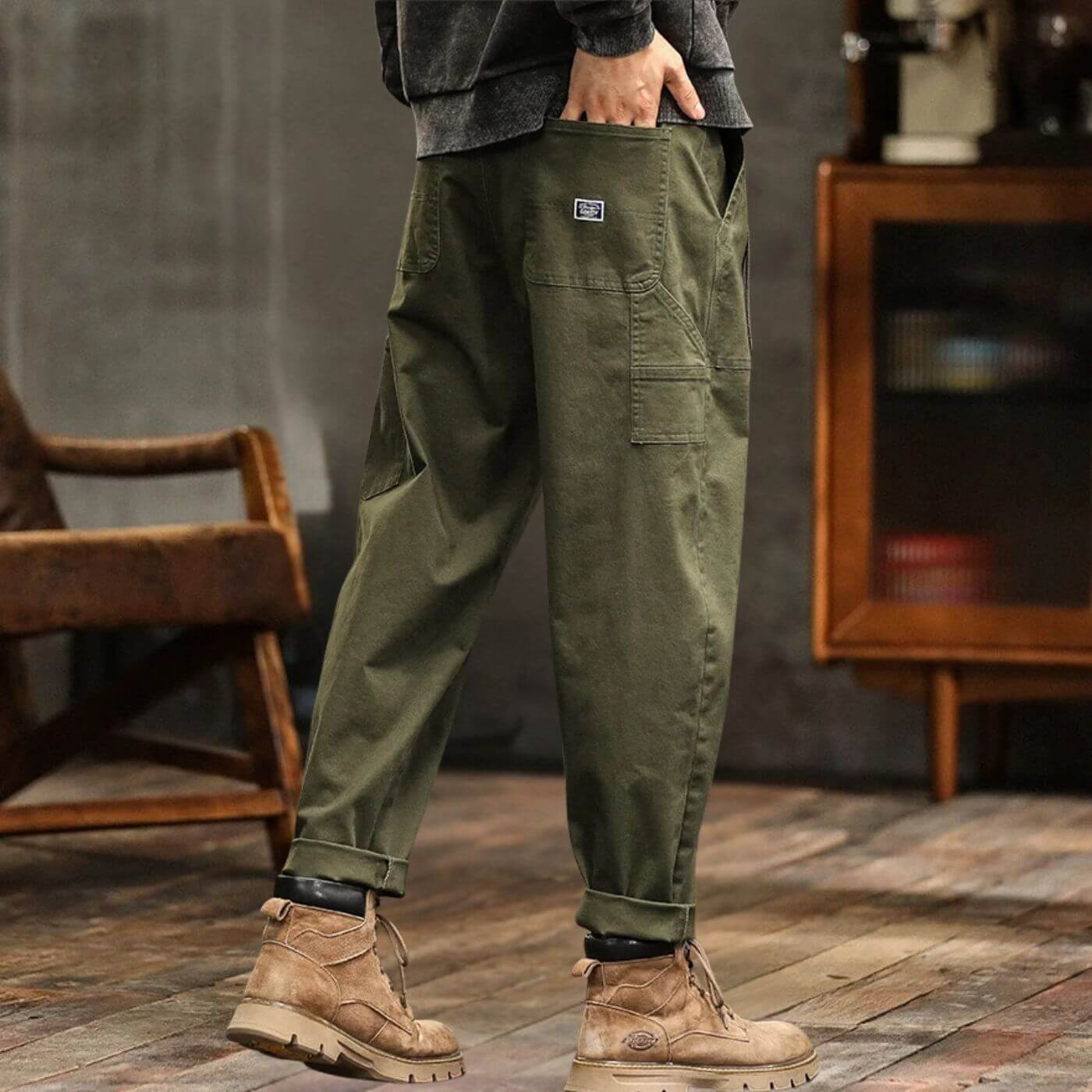 Caleb™ - Vintage cargobukser
