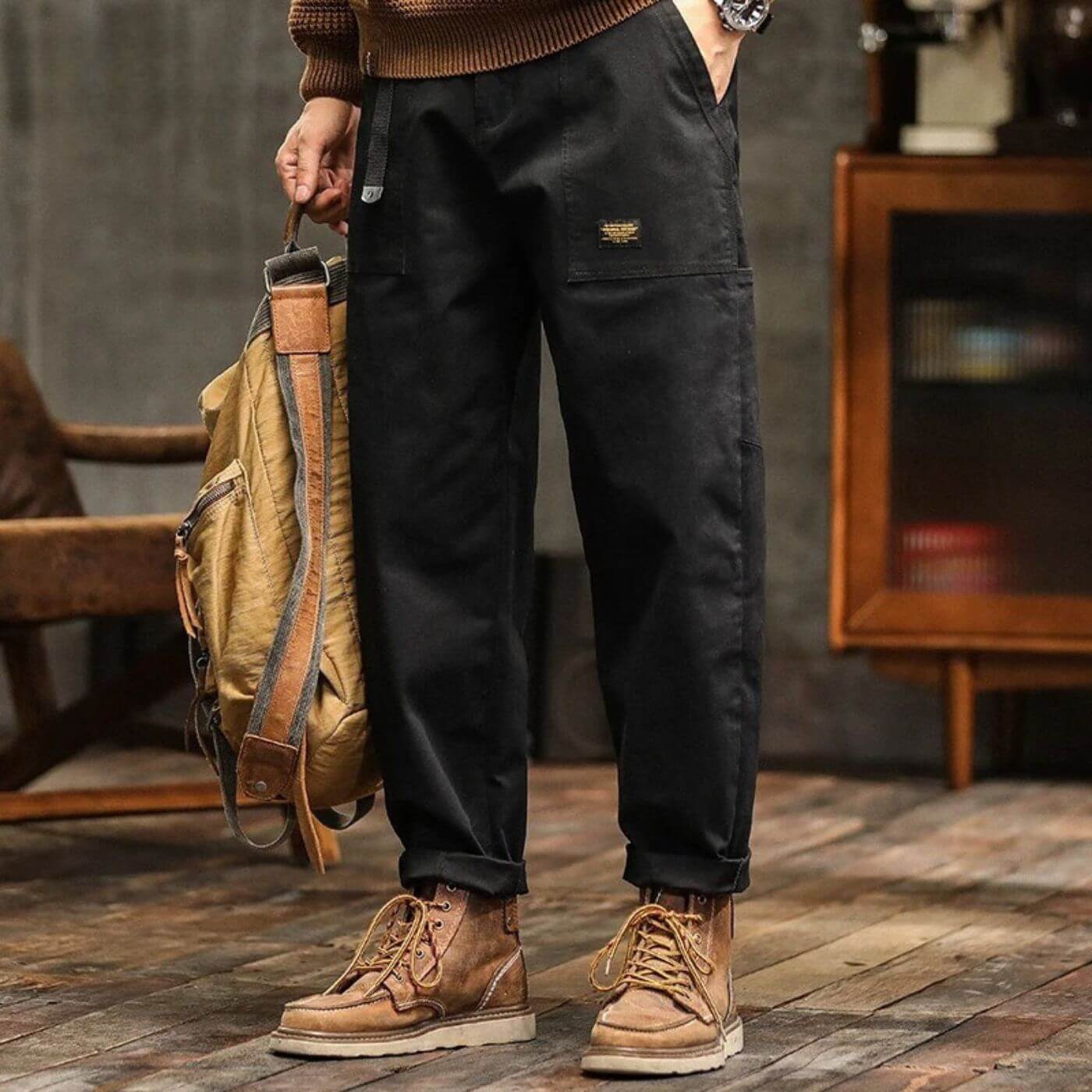 Caleb™ - Vintage cargobukser
