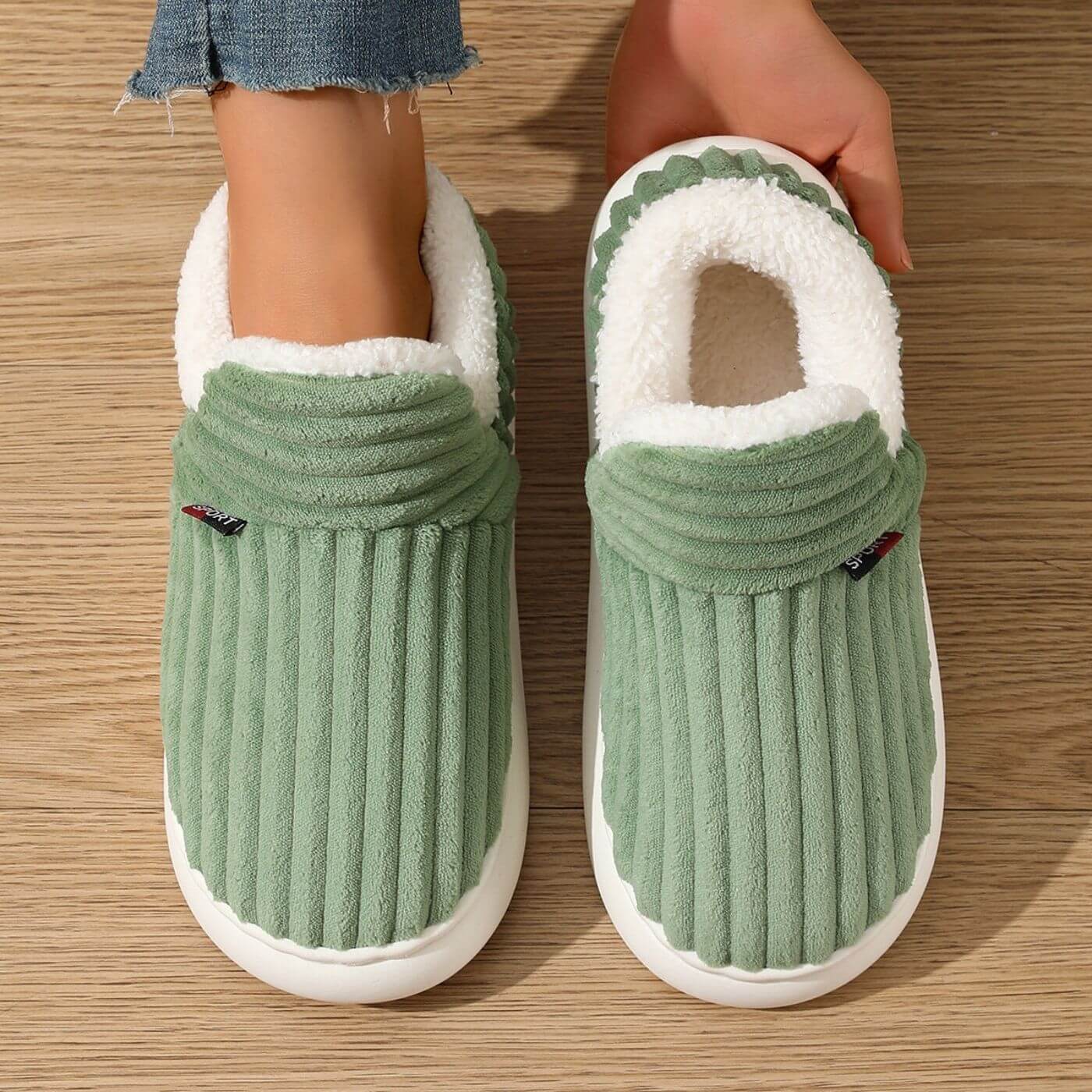 Cloudies™ - Myke Plysj Komfortable Vinterslippers