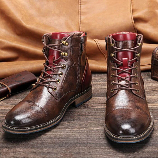 Dominic™ - Premium Skinn Oxford Støvler