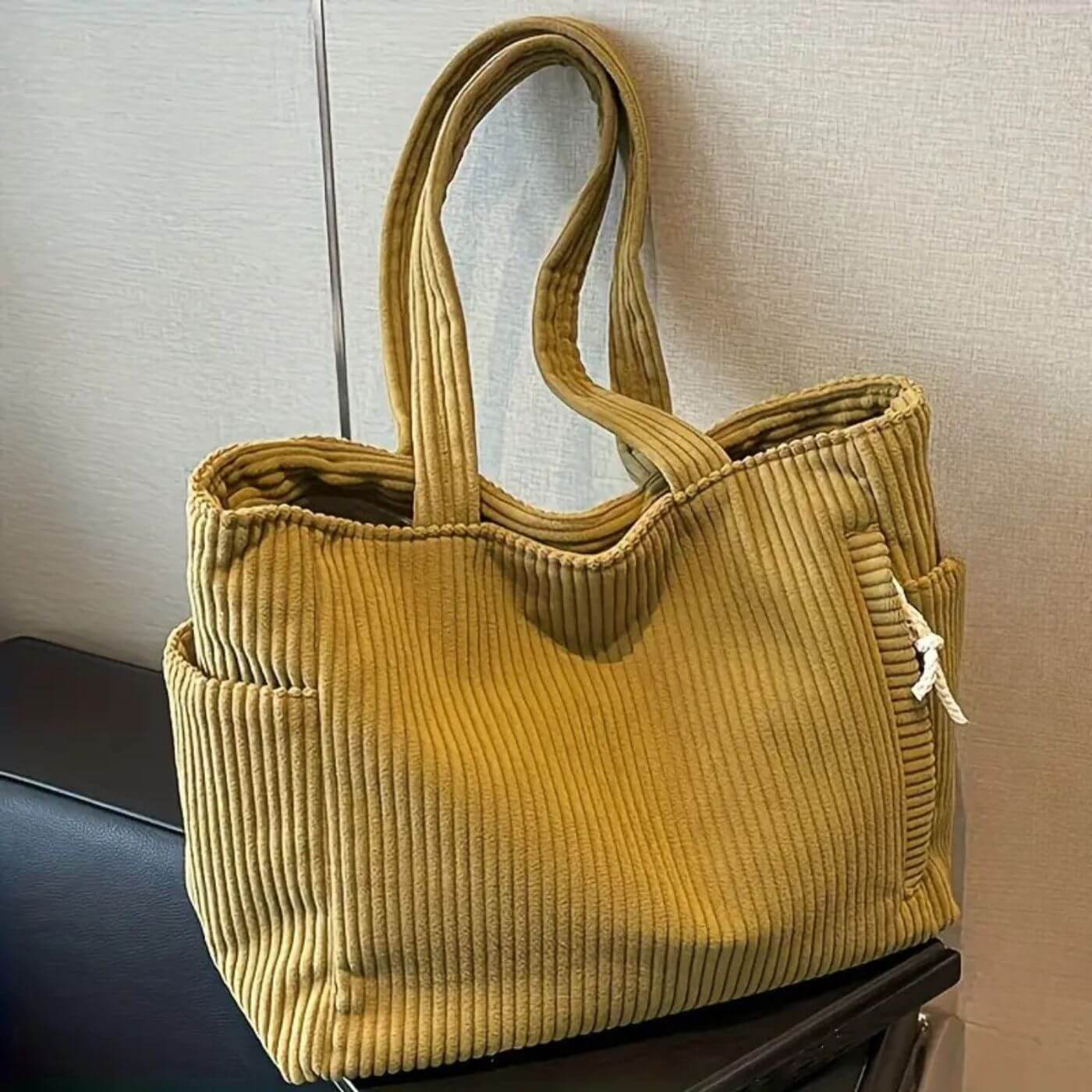 Evelyn™ - Stilig Cordfløyel Toteveske