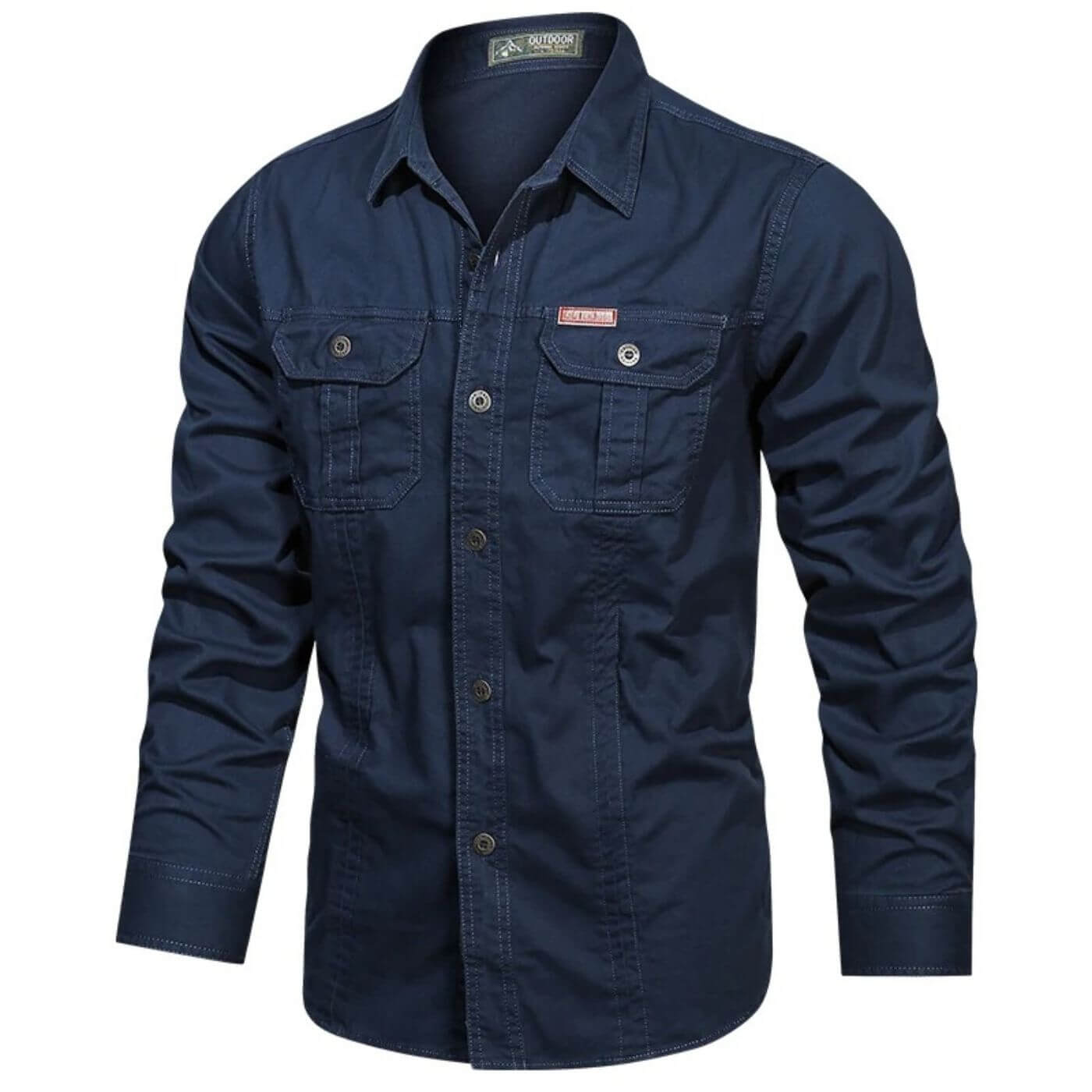 Halvard™ - Cargo Skjorte med Lange Ermer