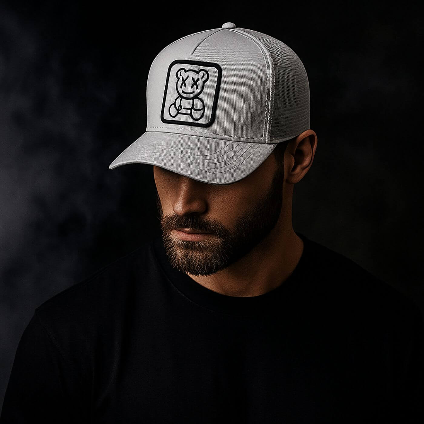 Jules™ - Brodert Mesh-caps med Teddybjørn