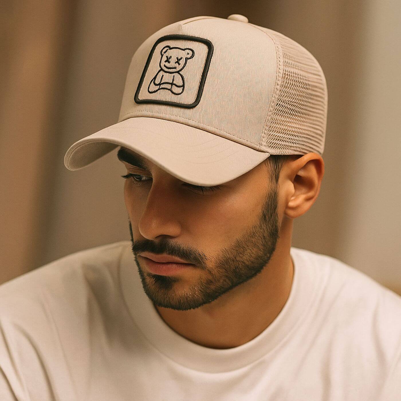 Jules™ - Brodert Mesh-caps med Teddybjørn