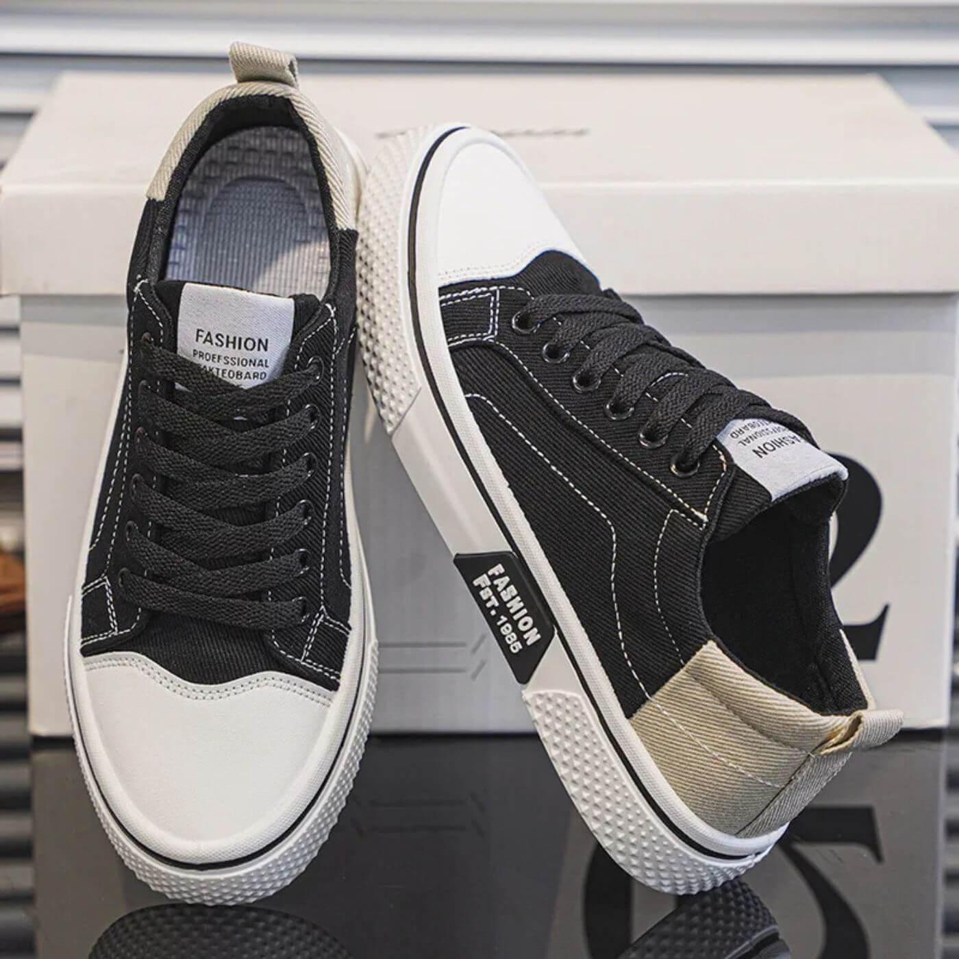 Kevin™ - Casual sklisikre skatesneakers