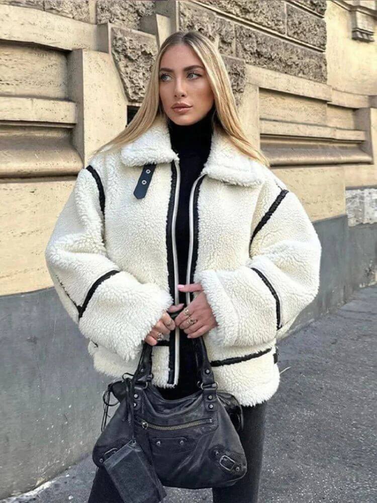 Talia™ - Vinter Fleece Teddy Jakke