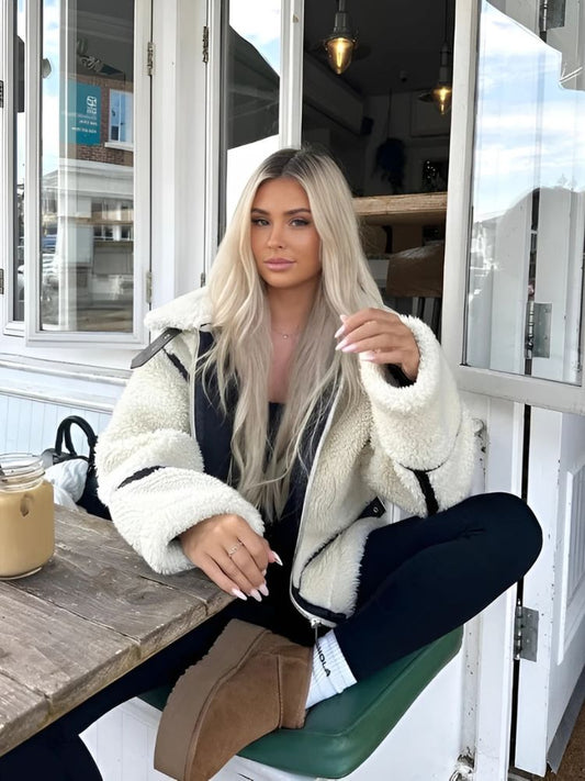 Talia™ - Vinter Fleece Teddy Jakke
