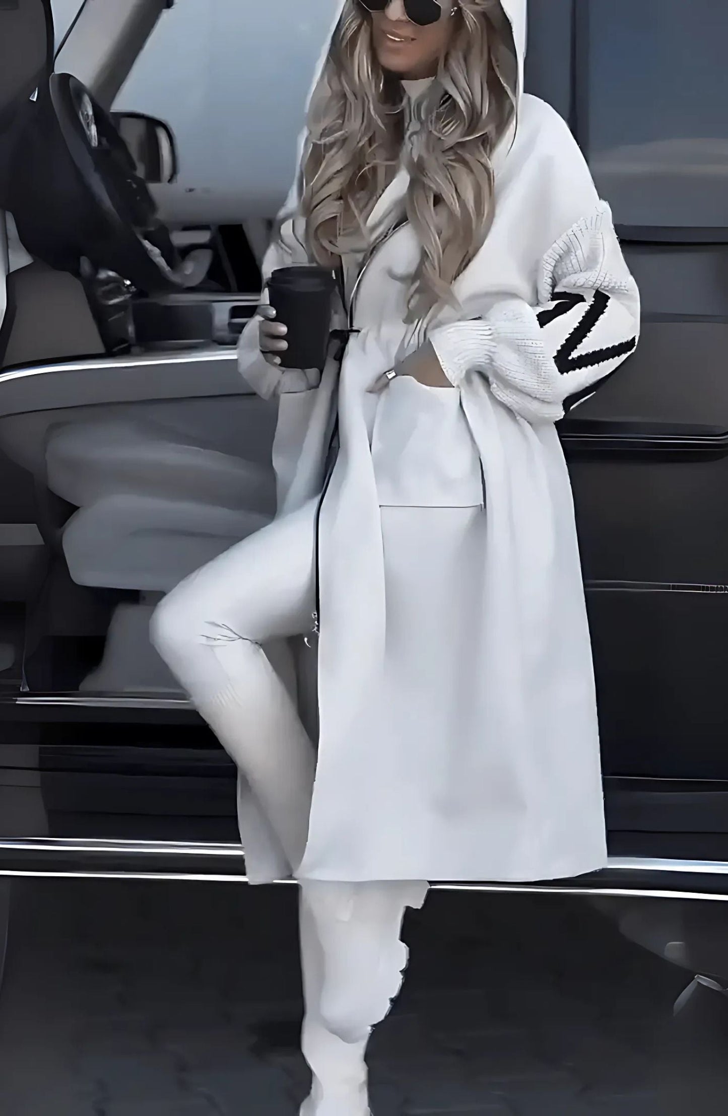 Vivienne™ - Elegant hettegenser-cardigan